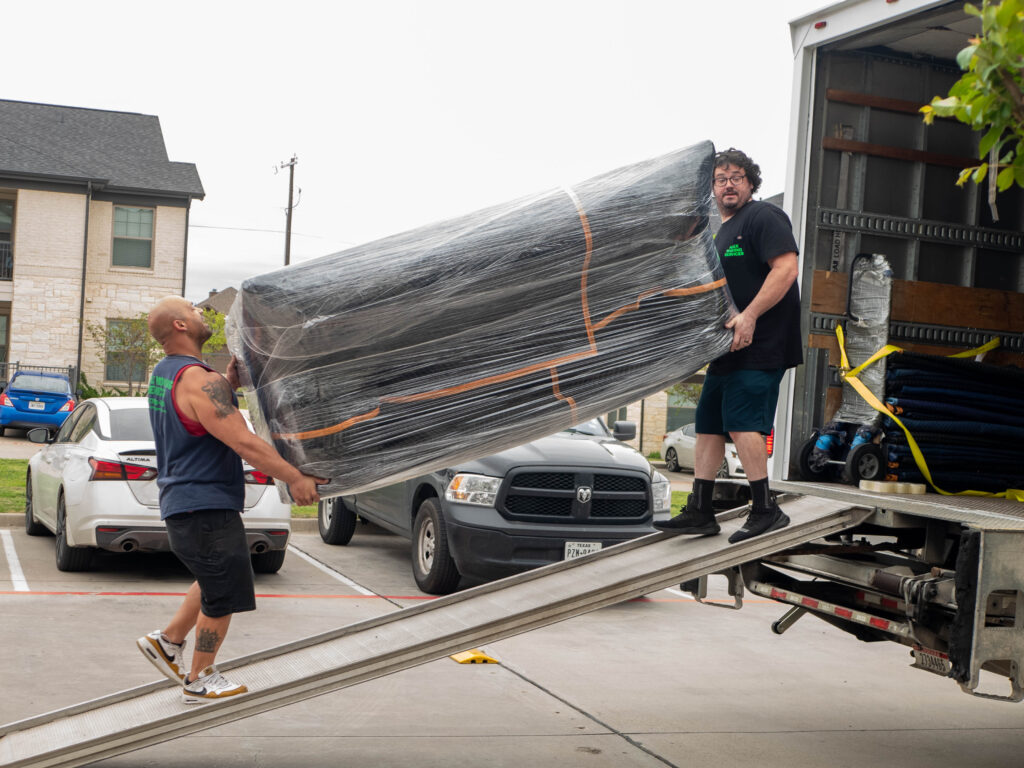 White glove Arhaus furniture delivery in Dallas Fort Worth by My Pickup Guy